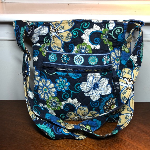 Vera Bradley Handbags - Blue/Green Vera Bradley Crossbody Purse